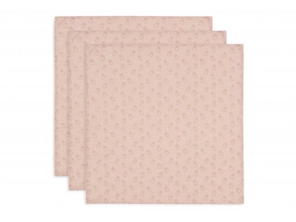 Plienky Jollein 70x70 cm Miffy Silhouettes Wild Rose 3 kusy