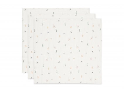 Plienky Jollein 70x70 cm Jungle Jambo 3 kusy