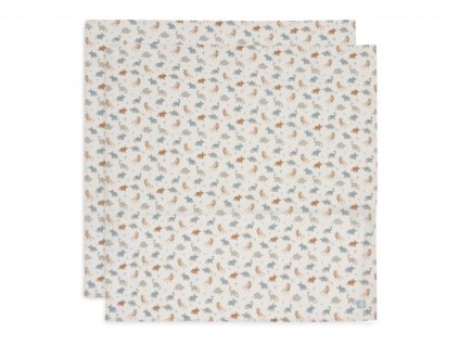 Jollein zavinovacie plienky 115x115 cm Roarsome 2 kusy