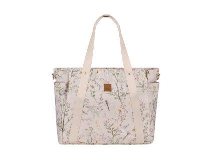 Prebaľovacia taška KikkaBoo Florence Secret Garden Beige