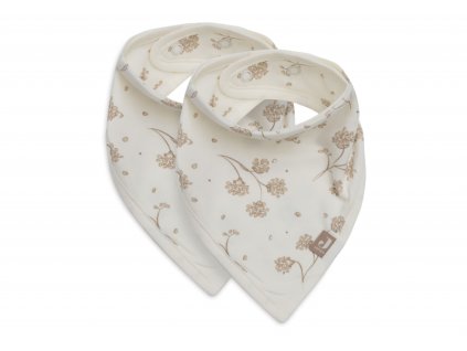 Podbradník Jollein bandana Leafy Dreams 2 kusy