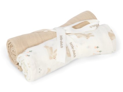 Little Dutch Plienky 70x70cm Baby Bunny