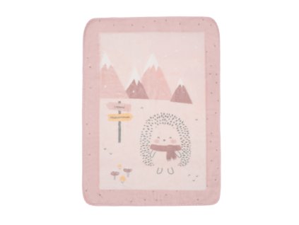 Detská deka KikkaBoo Super Soft 140x110 cm Hedge-hugs