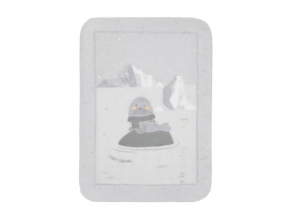 Detská deka KikkaBoo Super Soft 140x110 cm Seally Me