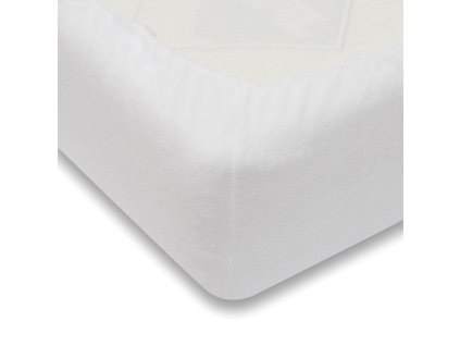 Froté plachta New Baby 160x80 cm biela