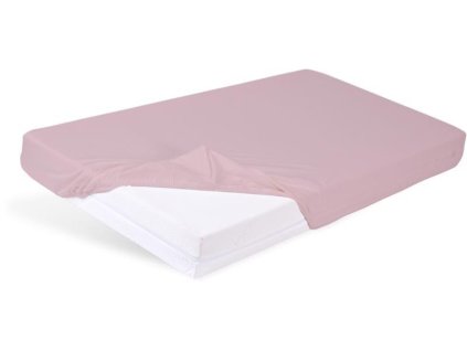 Nepremokavá plachta Babymatex Bamboo 120x60 cm Ružová