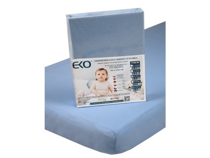 Jersey plachta EKO 120x60 cm modrá