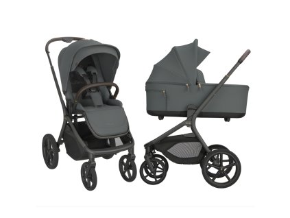 Kočík KikkaBoo Goya Platinum Olive | výhodný set s vajíčkom