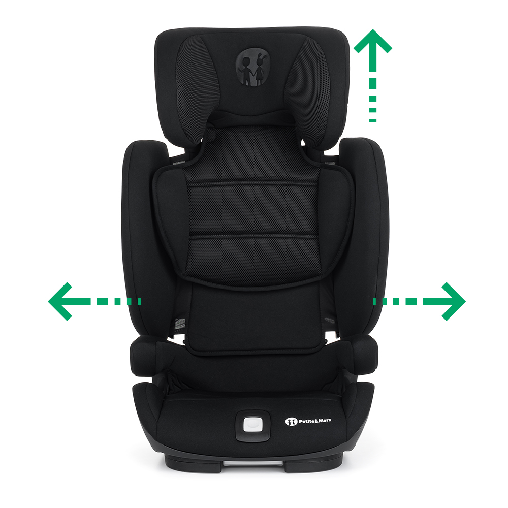 PETITEMARS Autosedačka Petite&Mars Elite Fix i-size 100-150 cm Farba: Lava Air