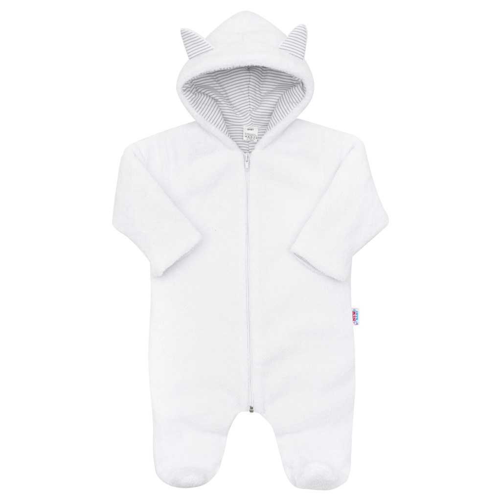 Zimný overal New Baby Snowy collection biely veľ. 62