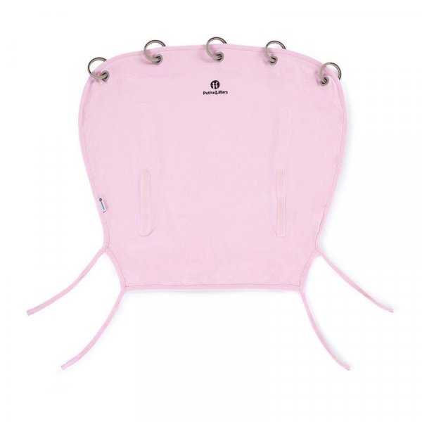 PETITEMARS Slnečná clona na kočík Petite&Mars Shady Pastel Pink