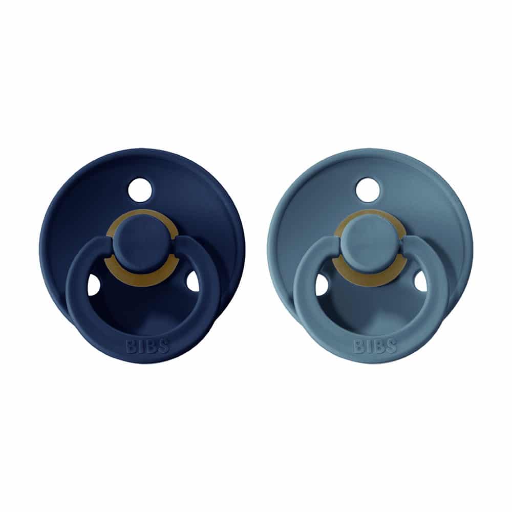 Cumlíky BIBS Colour okrúhle veľkosť 2 Deep Space-Petrol