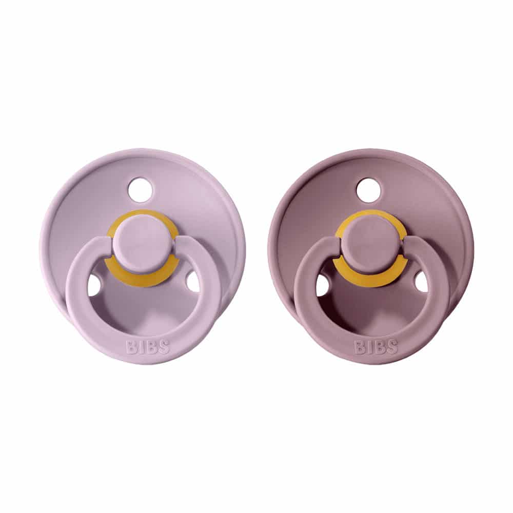 Cumlíky BIBS Colour okrúhle veľkosť 1 Dusky Lilac-Heather