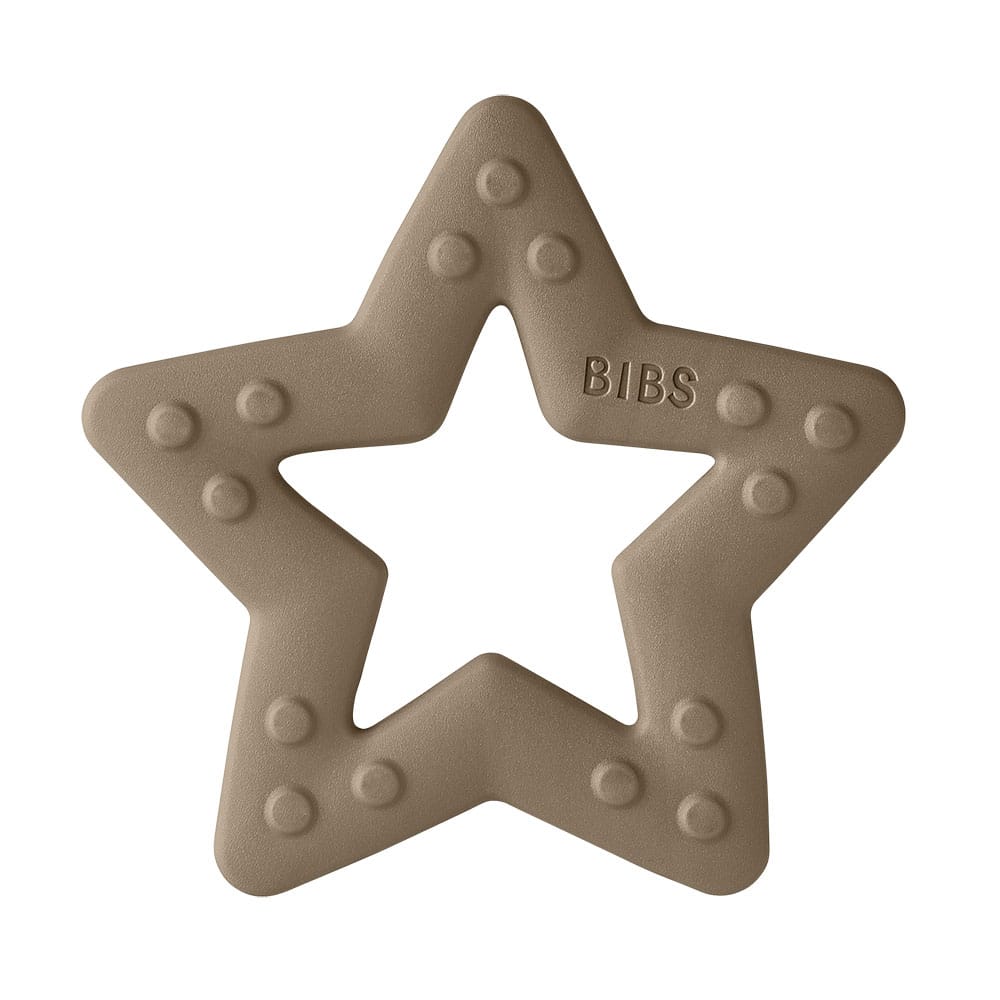 BIBS Baby Bitie hryzátko Star Dark Oak