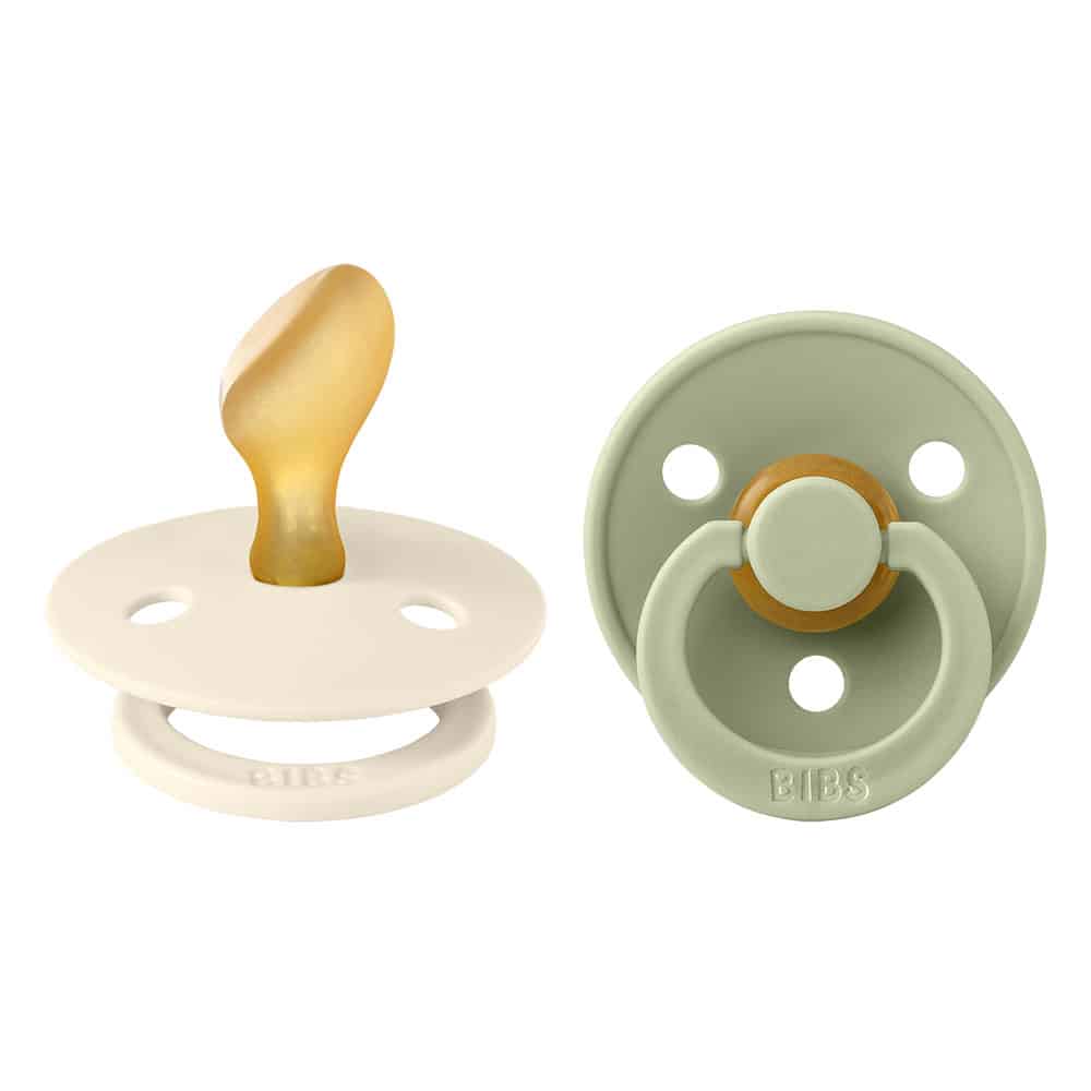 Cumlíky BIBS Colour anatomické veľkosť 2 Ivory-Sage