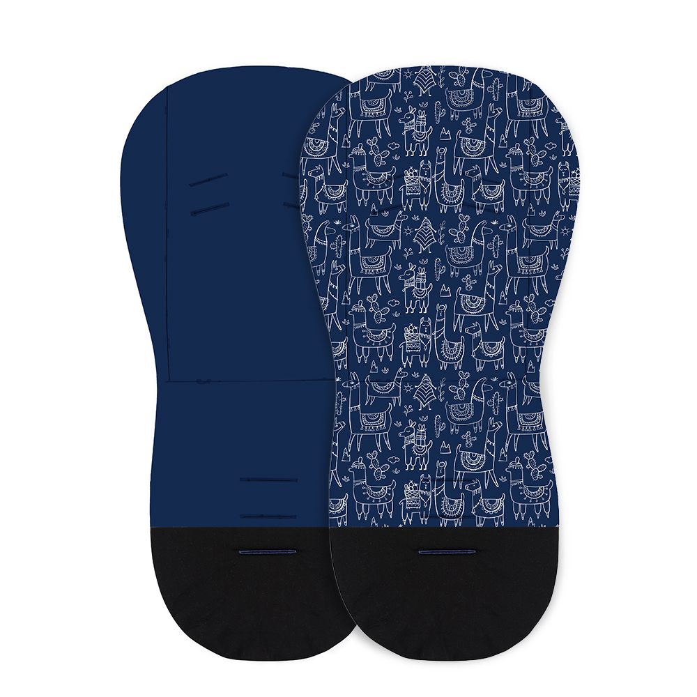 PETITEMARS Vložka do kočíka Petite&Mars Foamy Blue Lama