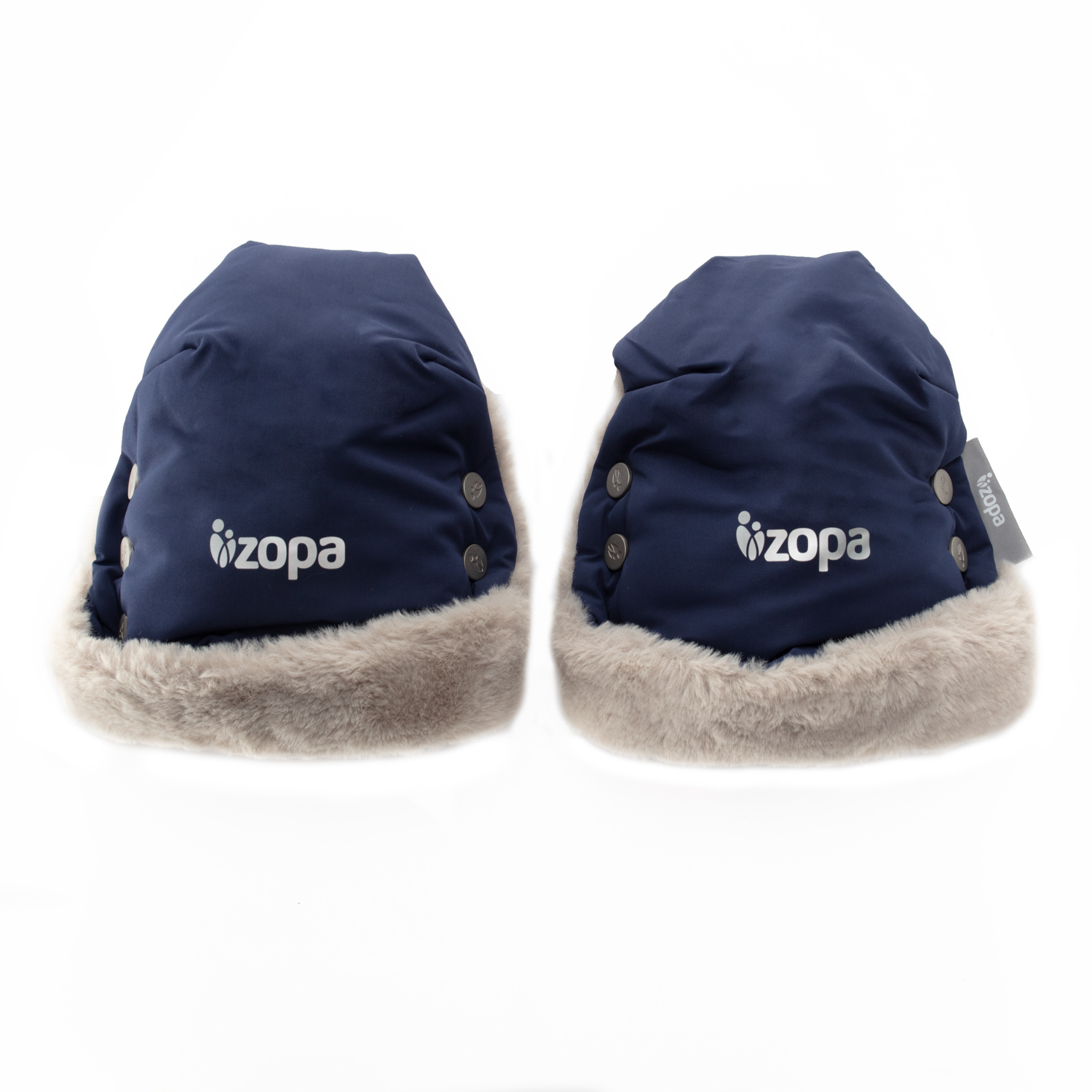 Rukávniky na kočík Zopa Fluffy Royal Blue
