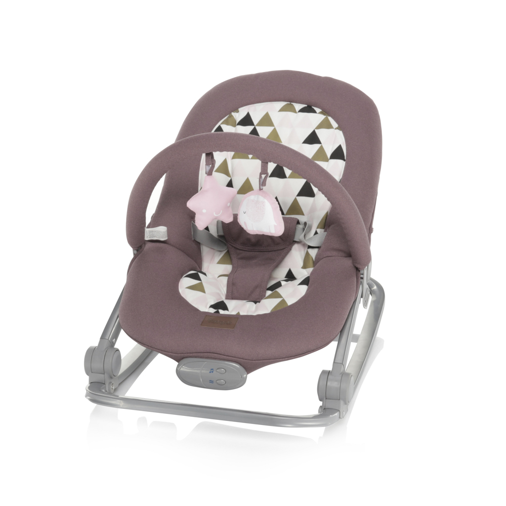 Hojdacie kresielko Zopa Relax 2 Pink triangles/Grey