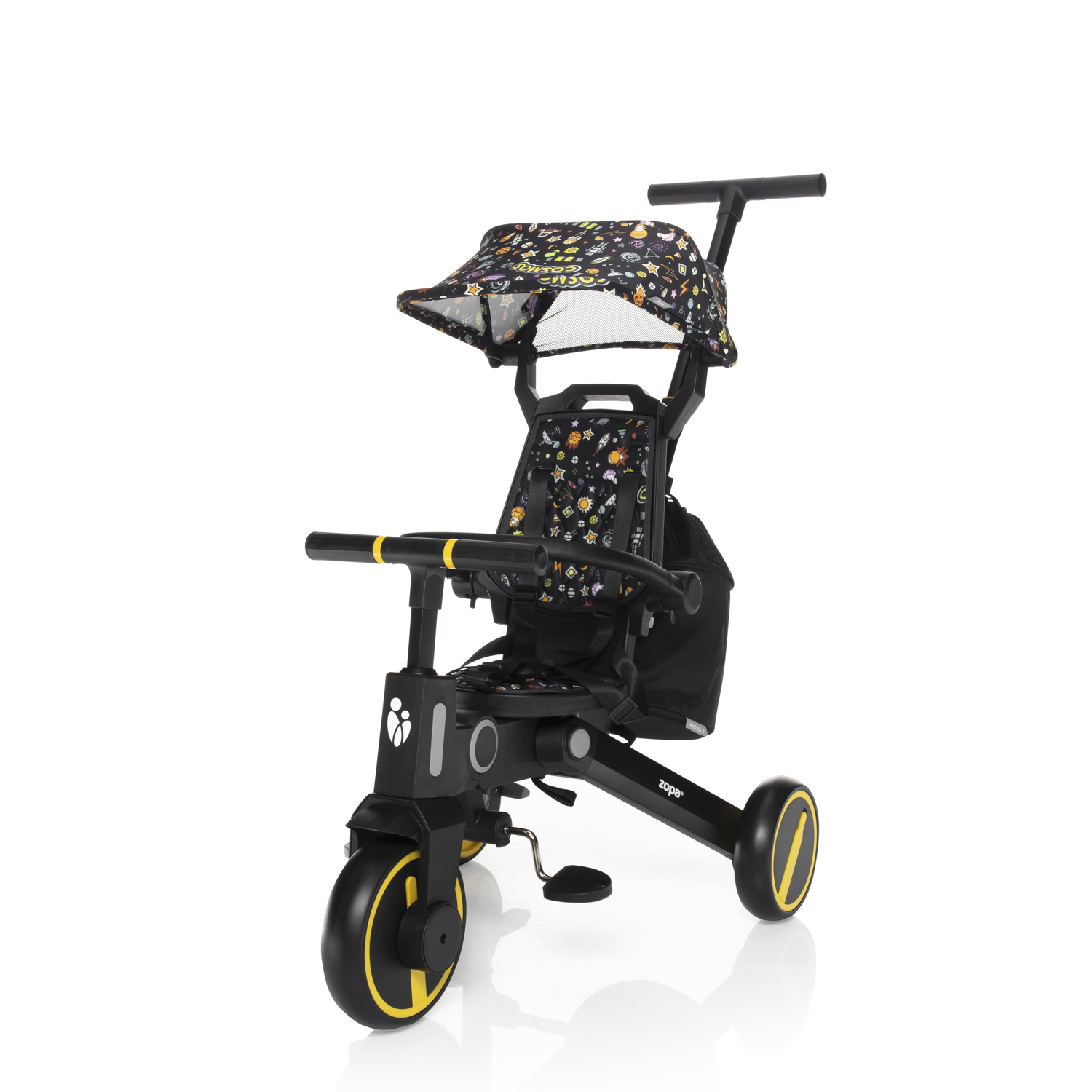 Trojkolka Zopa Nova 2 Cosmic Black