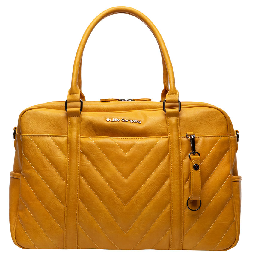 Little Company Prebaľovacia taška Amsterdam Quilted Yellow prešívaná