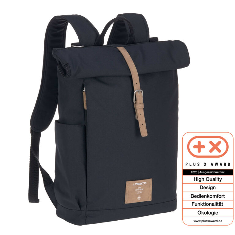 Lässig batoh Green Label Rolltop Night blue