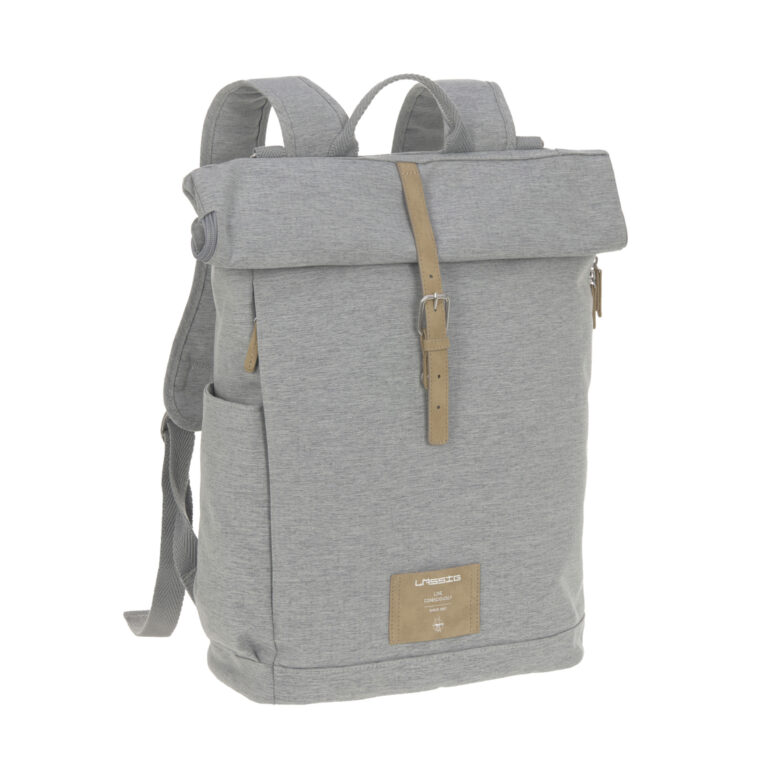 Lässig batoh Green Label Rolltop Grey Mélange