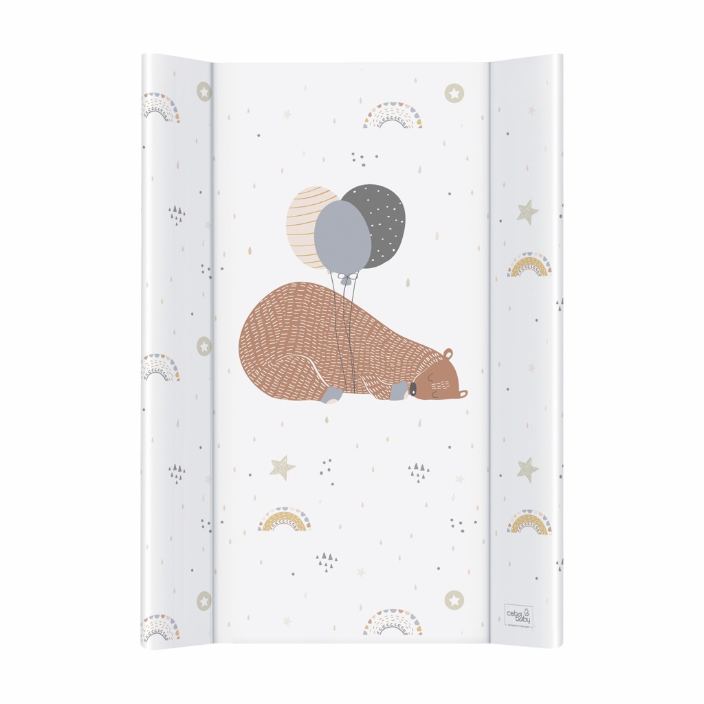 Ceba Podložka prebaľovacia 2-hranná s pevnou doskou (50x70) Comfort Big Bear