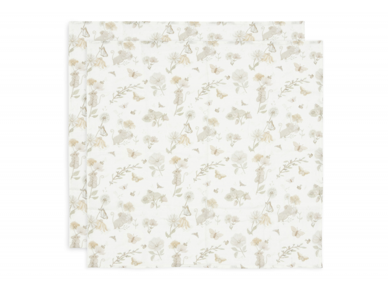 Jollein Plienky 2 ks 70x70 cm Dreamy Mouse