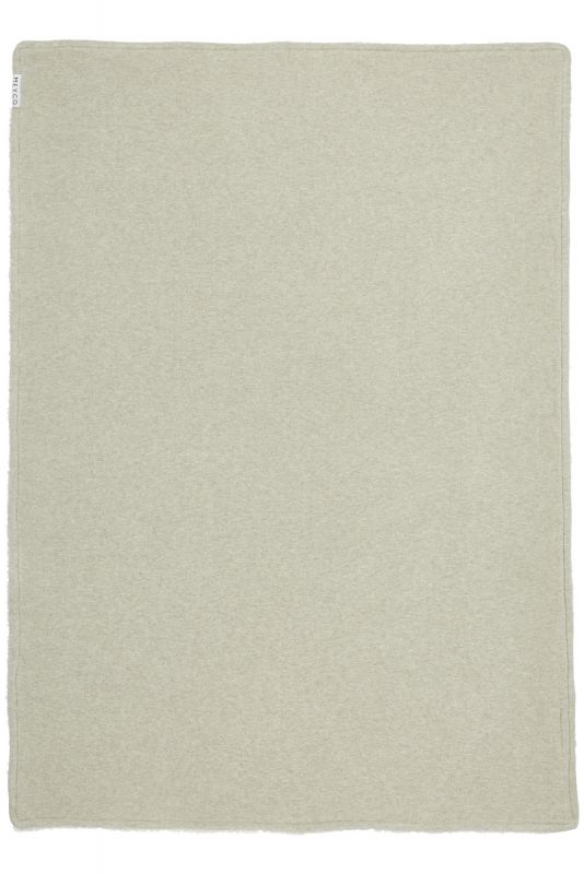 Meyco pletená deka Knit basic Fleece Sand melange