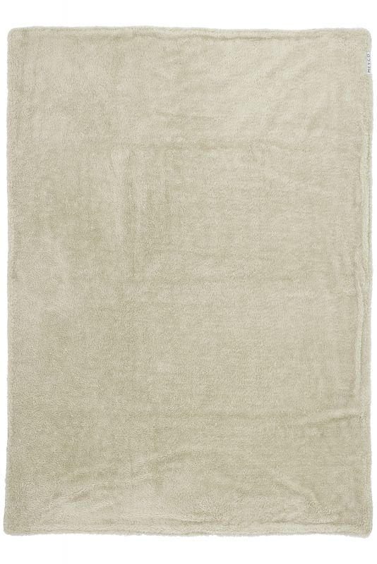 Meyco pletená deka Knit basic Fleece Sand melange