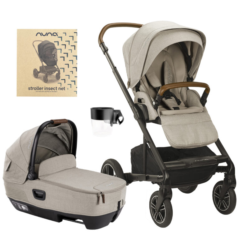 Nuna MIXX™ next 2023 Stroller with Nuna Cari Car Seat Color: Hazelwood