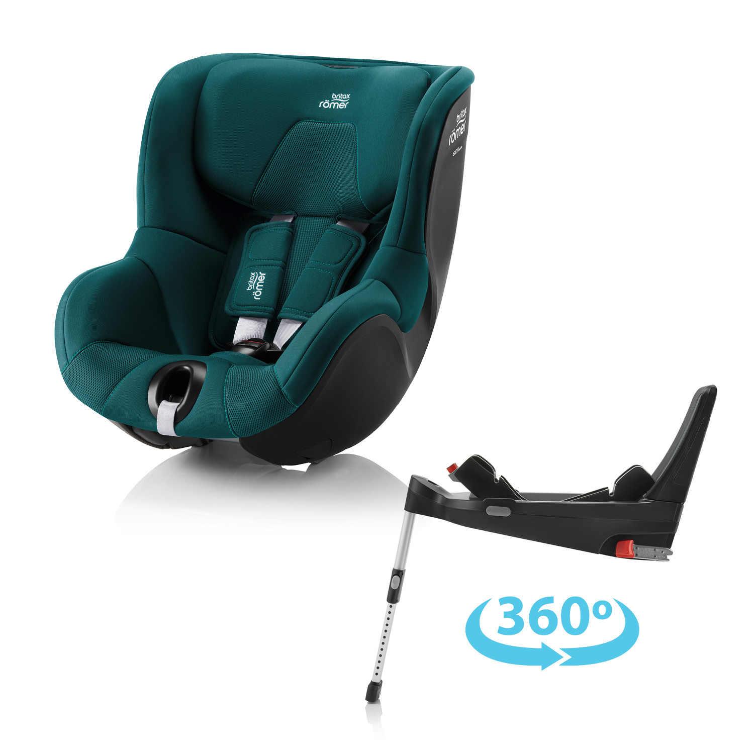 Autosedačka Britax Römer Dualfix 5Z + základňa Flex Base 5Z Farba: Atlantic Green