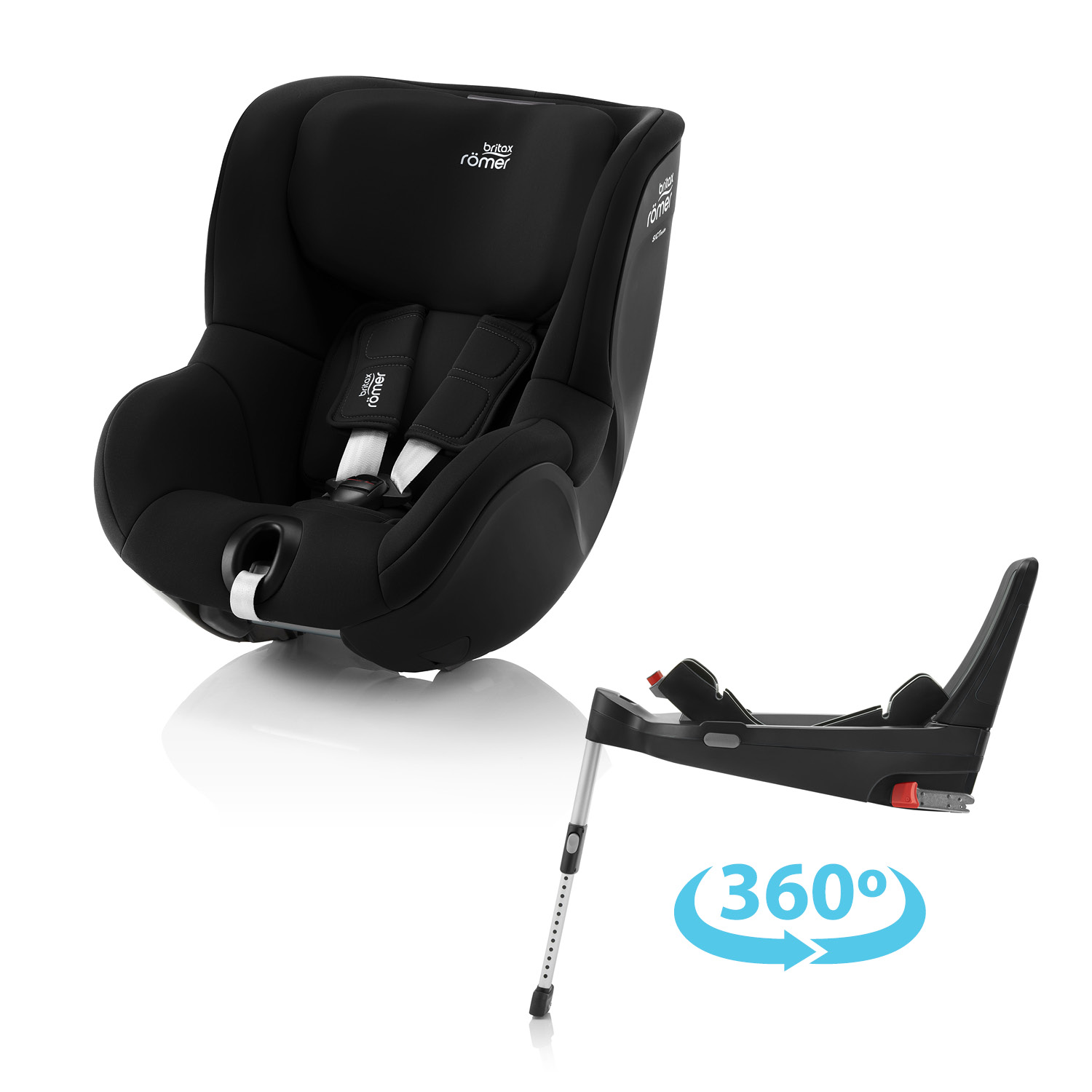 Autosedačka Britax Römer Dualfix 5Z + základňa Flex Base 5Z Farba: Space Black