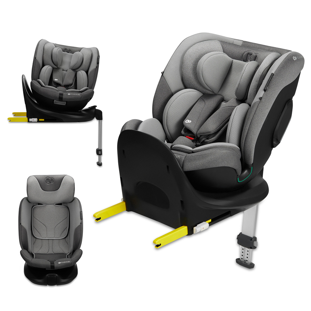 Autosedačka Kinderkraft i-Fix Farba: Cool Grey