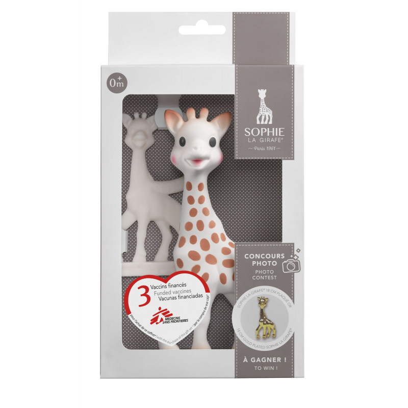 Vulli Hryzačka žirafa Sophie + hryzačka darčekový set
