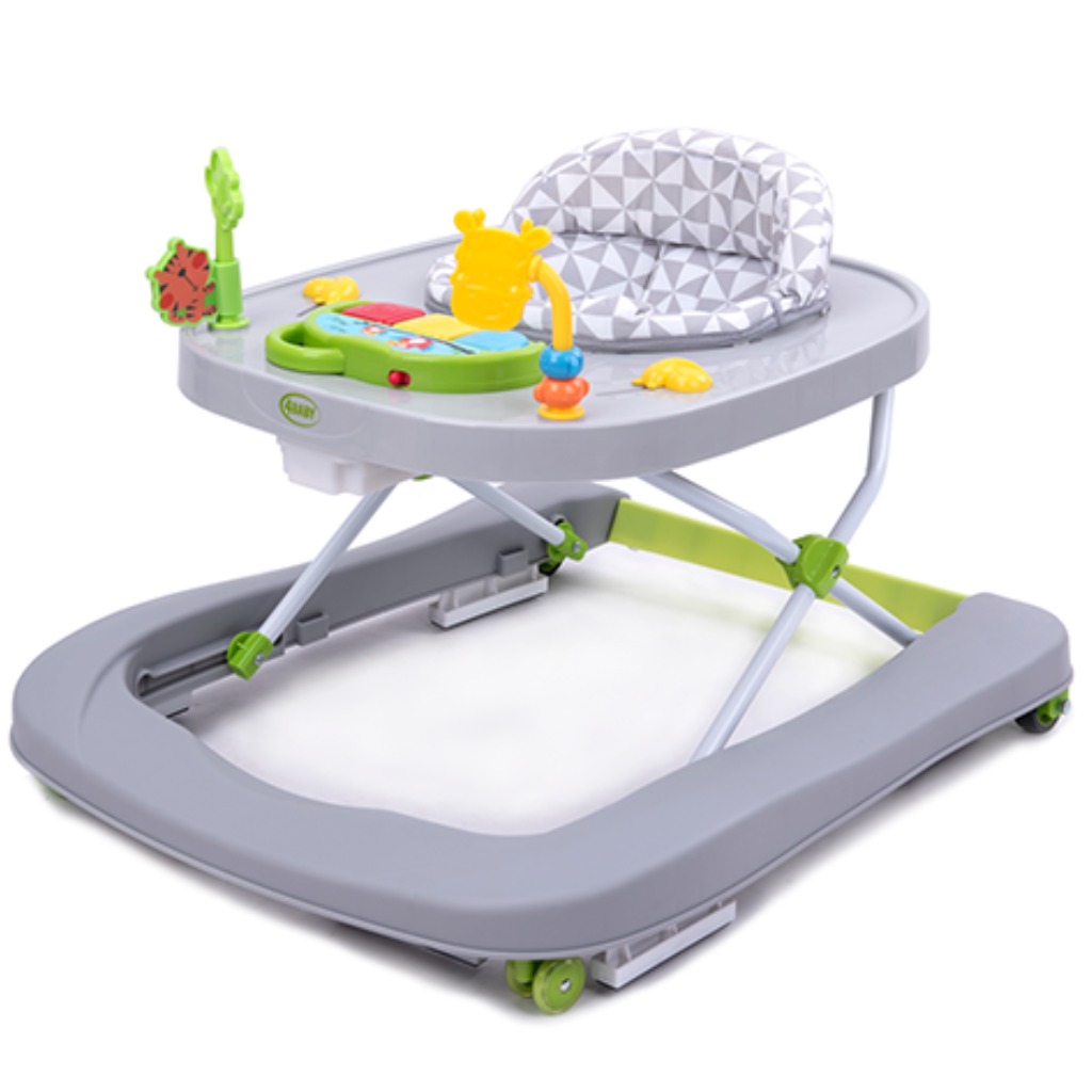 Chodítko 4Baby Walk'N Push šedé