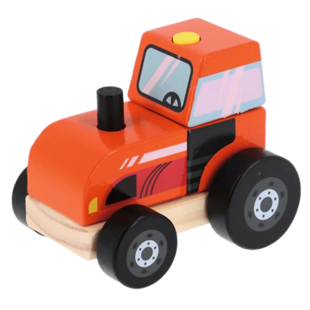 Trefl drevené autíčko traktor