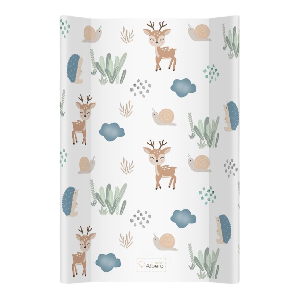 Albero Mio podložka prebaľovacia 2-hranná s pevnou doskou (50x70) Forest World