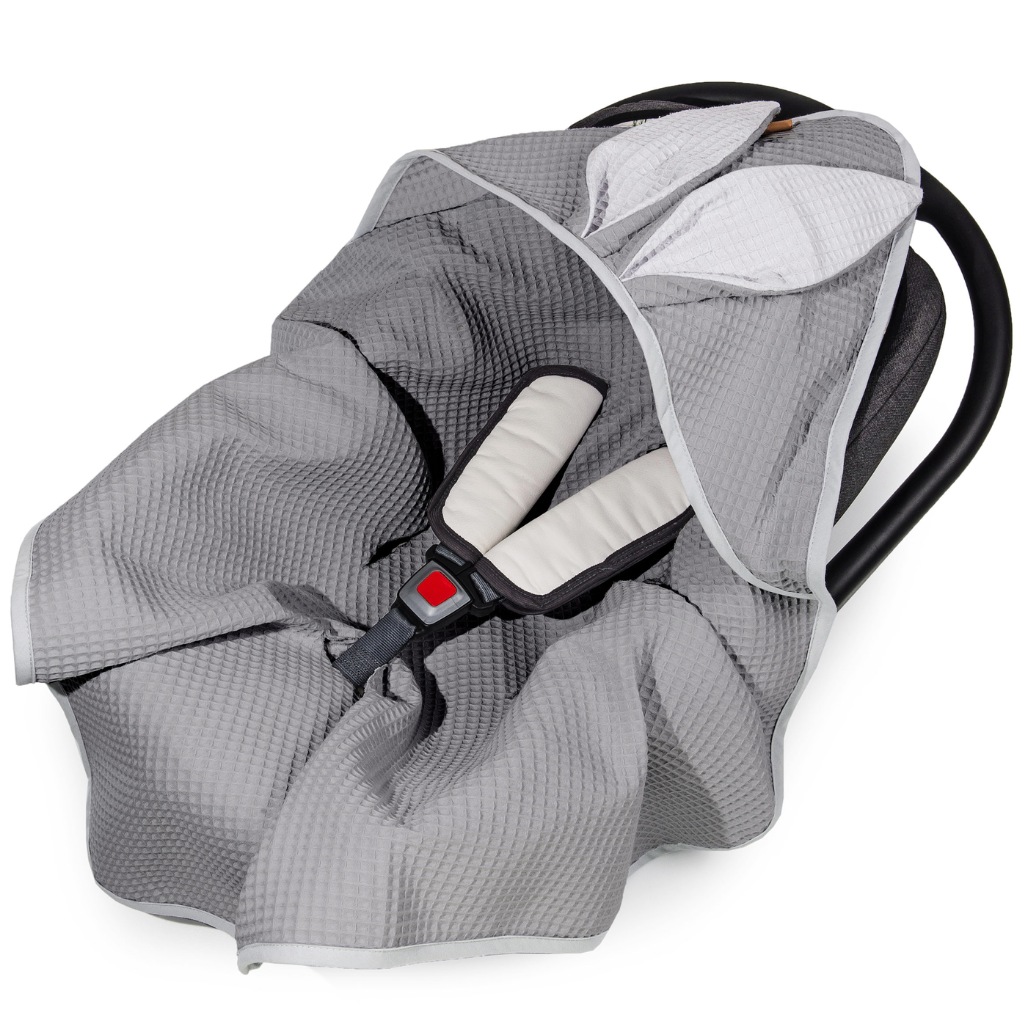 Floo For Baby letná zavinovačka do vajíčka Zajačik Graphite