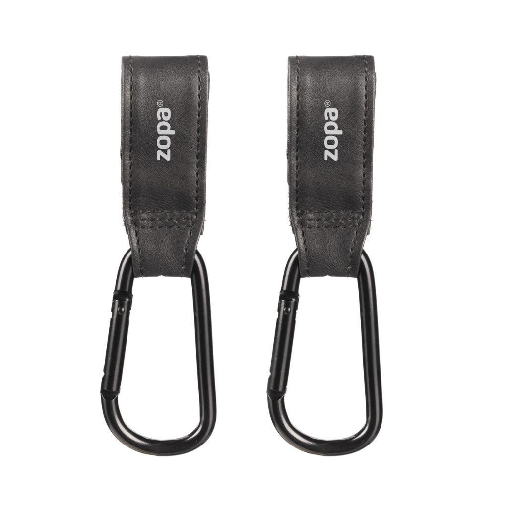 Zopa univerzálny držiak na tašku kočíka so skobou 2 kusy Deluxe Black