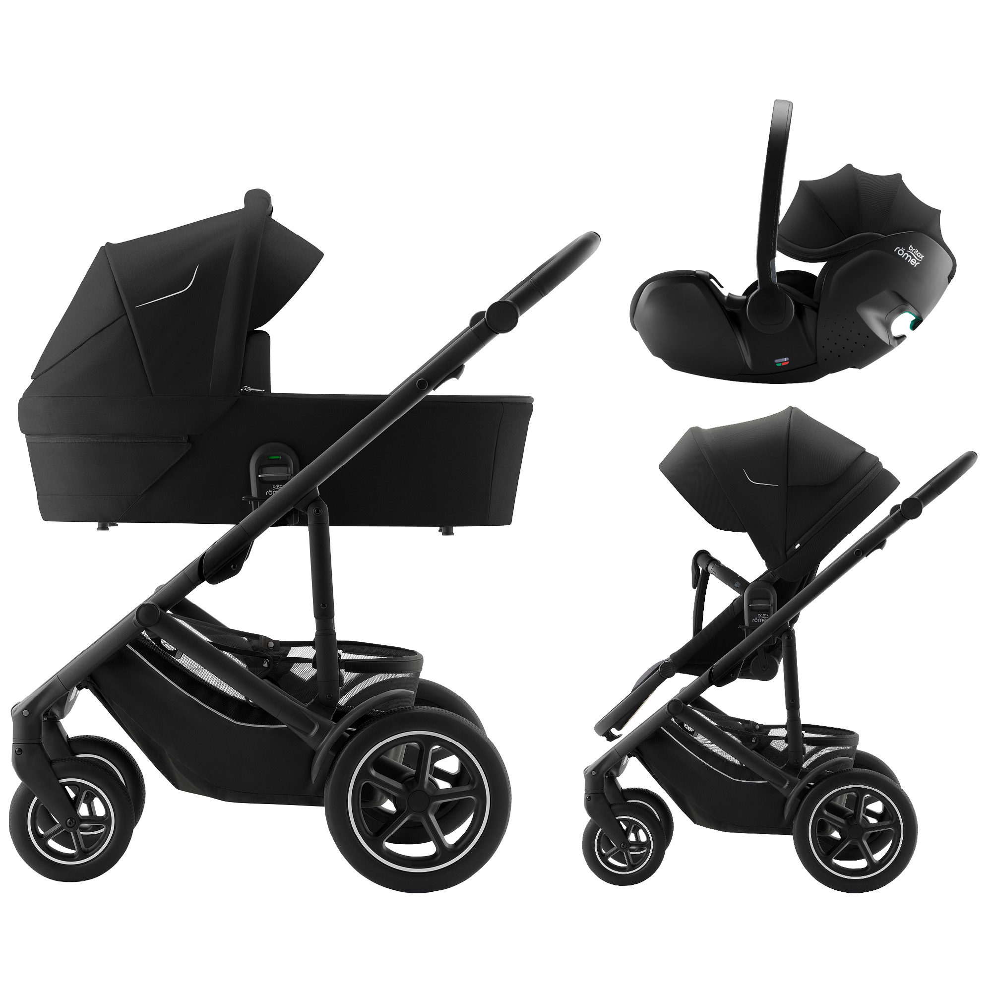 BRITAX Britax-Römer Smile 5Z + Baby-Safe PRO Space Black 3v1