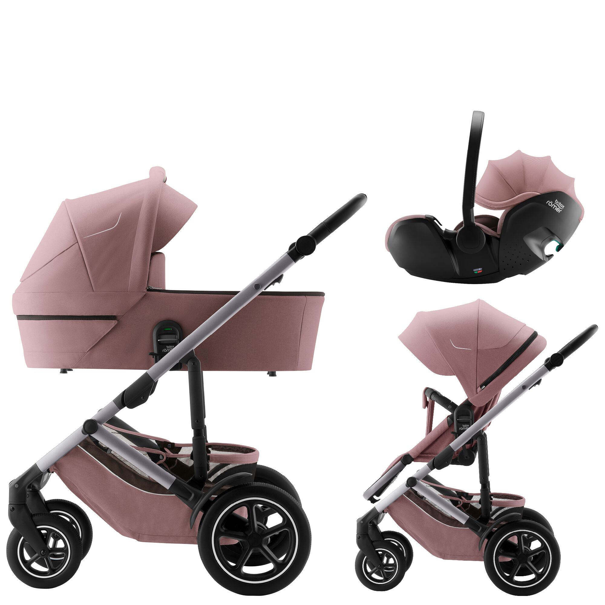 BRITAX Britax-Römer Smile 5Z + Baby-Safe PRO Dusty Rose 3v1