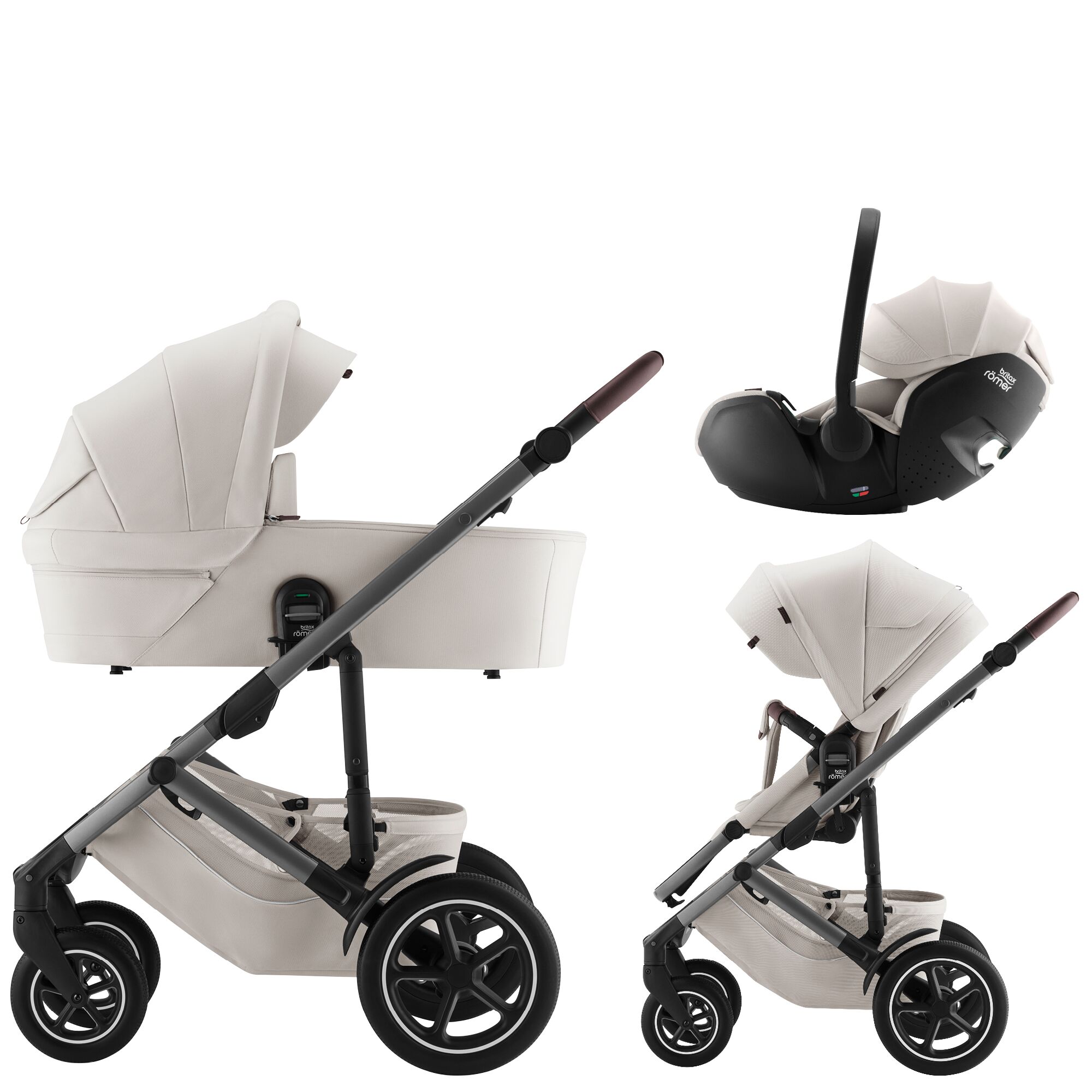 BRITAX Britax-Römer Smile 5Z + Baby-Safe PRO Lux Soft Taupe 3v1