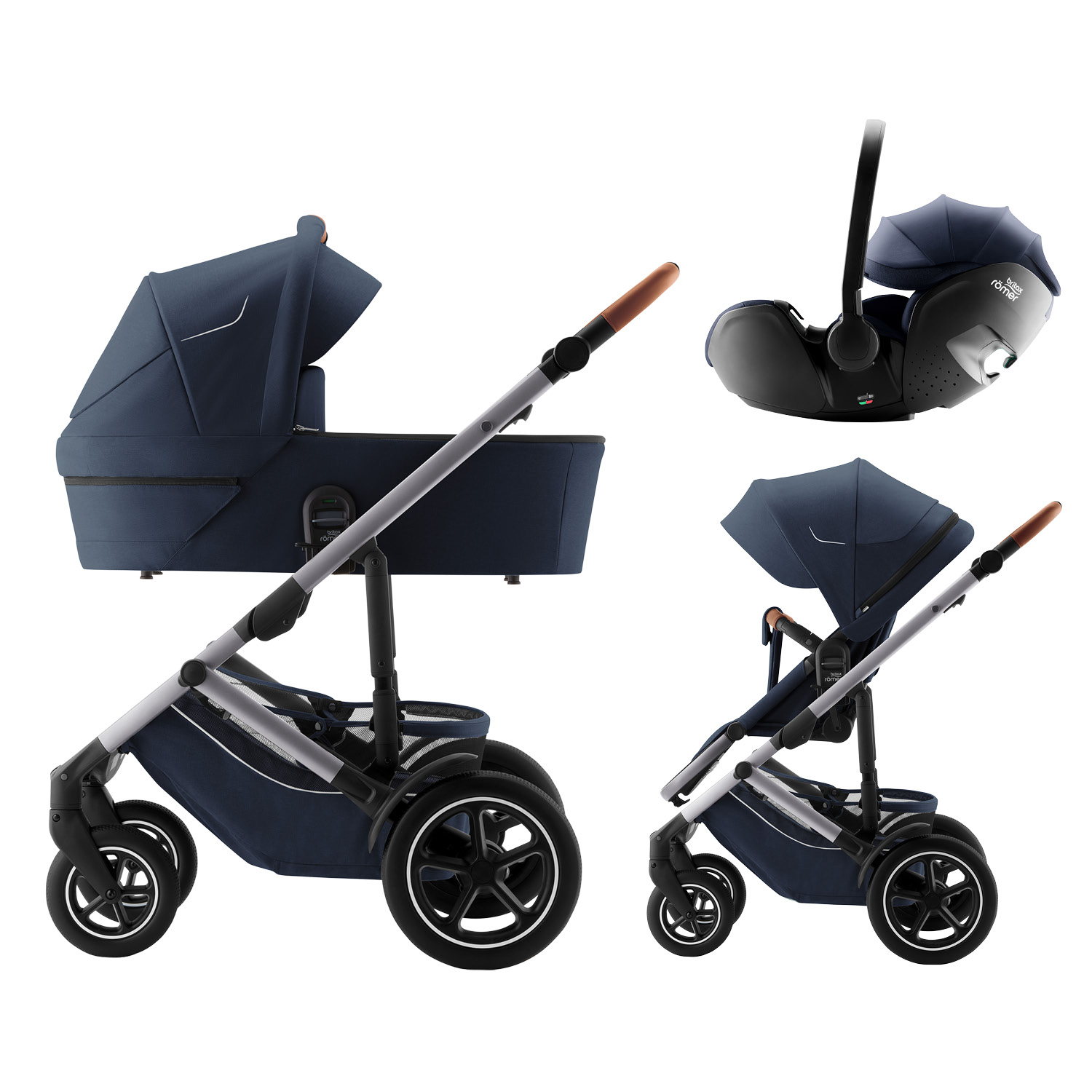 BRITAX Britax-Römer Smile 5Z + Baby-Safe PRO Style Night Blue 3v1