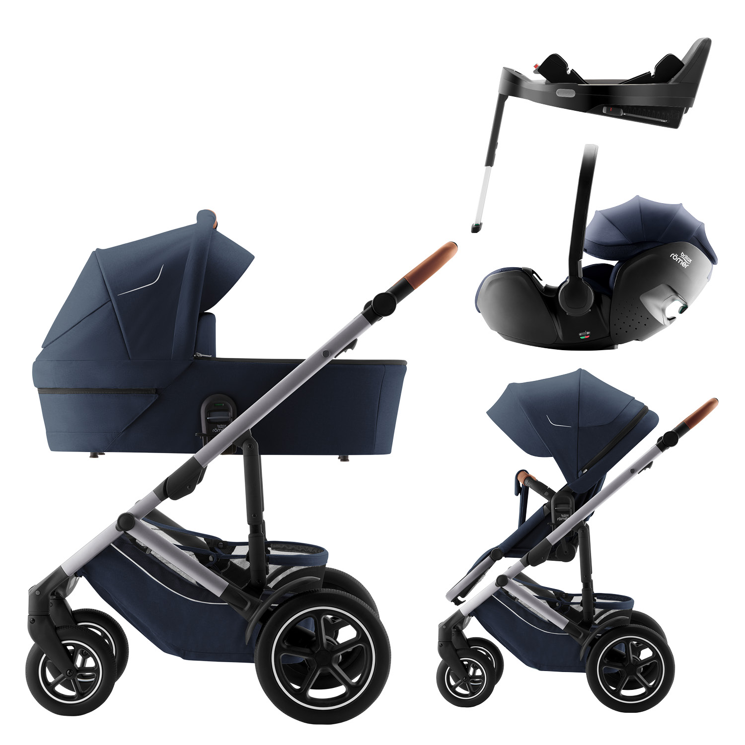 BRITAX Britax-Römer Smile 5Z + Baby-Safe PRO + Vario Base 5Z Style Night Blue 4v1