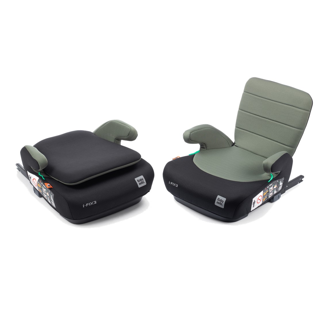BabyAuto Doka i-fix black olive green