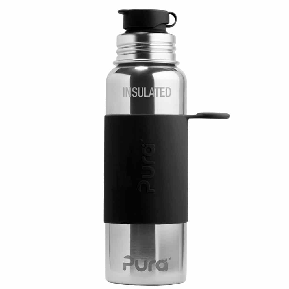 Pura Termo fľaša so športovým uzáverom 650ml Čierna