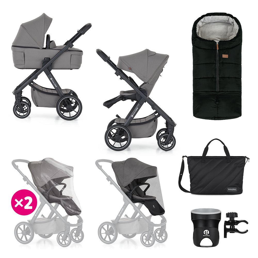 PETITEMARS Petite&Mars Icon Dove Grey XXL RWS