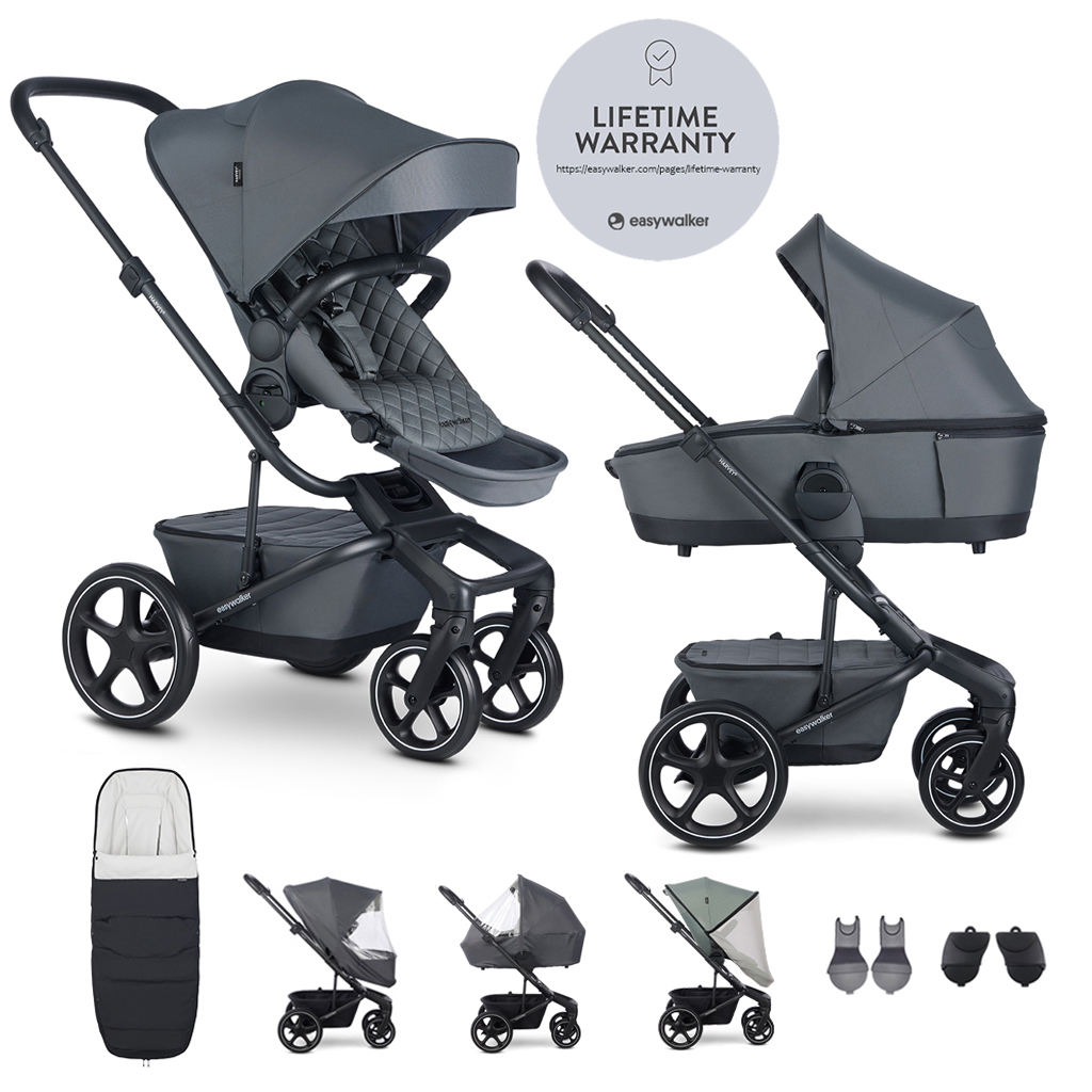 Easywalker Harvey⁵ Premium Mineral Grey XXL RWS