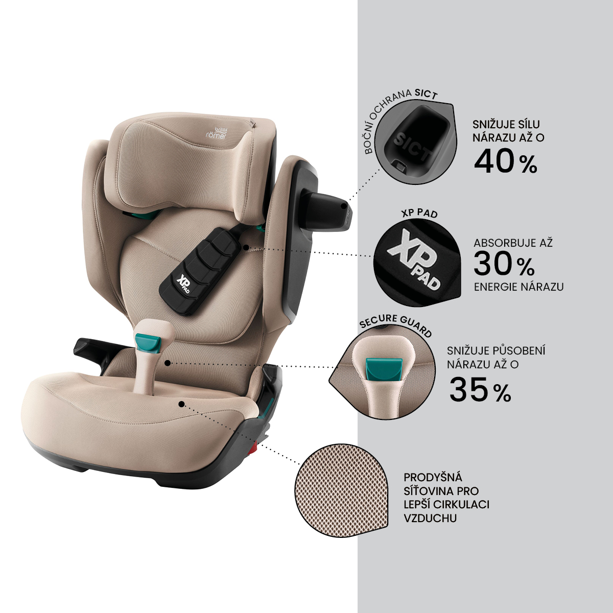 BRITAX Britax-Römer Kidfix Pro Style Farba: Teak